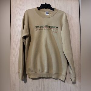 Vintage Cheeseburger Island Style Wailea Maui Sweatshirt Jimmy Buffett Vibes